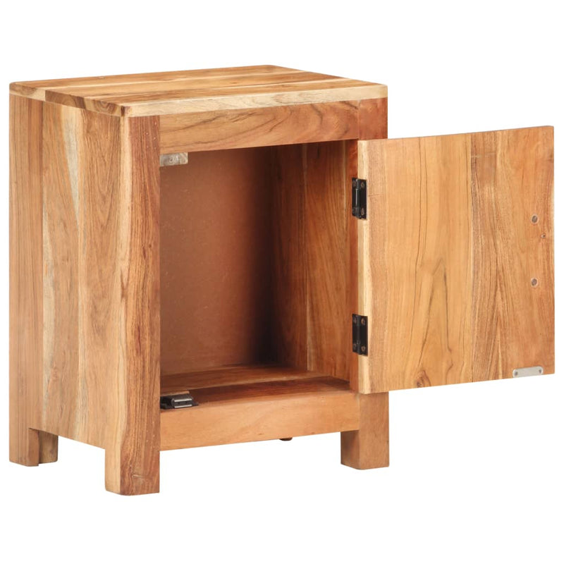 Nachtkastje 40x30x50 cm massief acaciahout MeubelReus