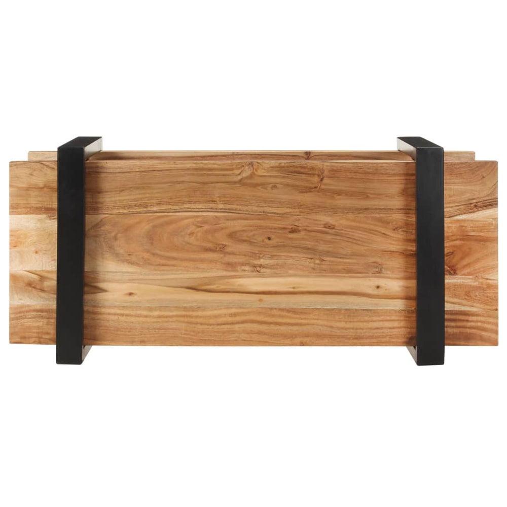 Tv-meubel 90x40x40 cm massief acaciahout MeubelReus