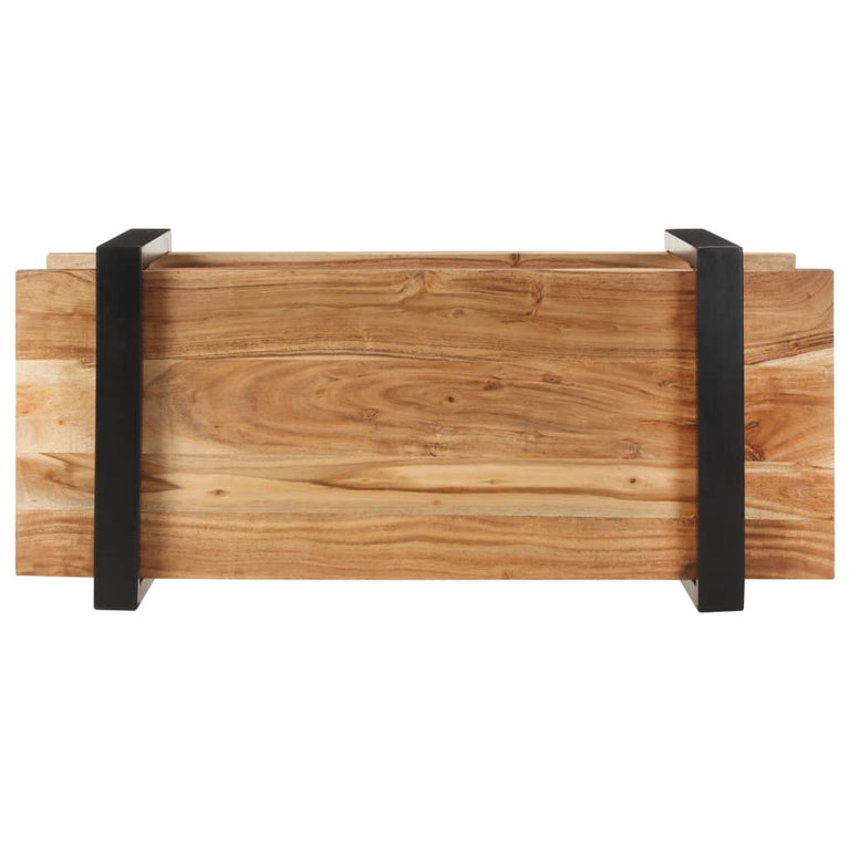 Tv-meubel 90x40x40 cm massief acaciahout MeubelReus