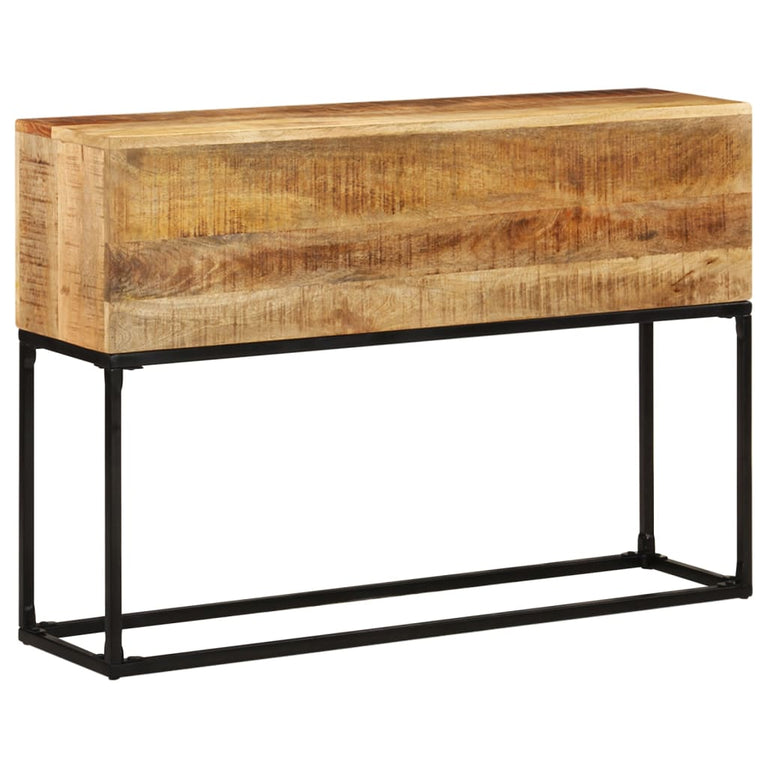 Wandtafel 120x30x75 cm ruw mangohout MeubelReus