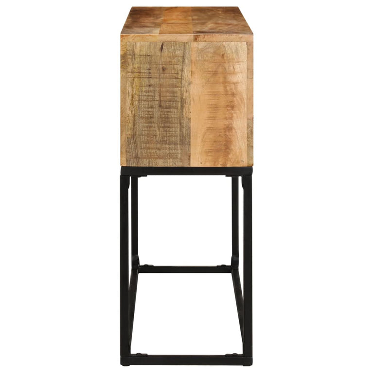 Wandtafel 120x30x75 cm ruw mangohout MeubelReus