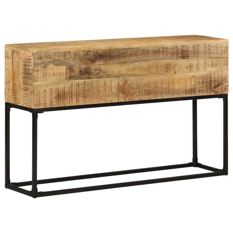 Wandtafel 120x30x75 cm ruw mangohout MeubelReus