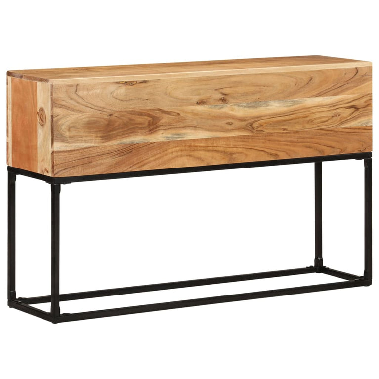 Wandtafel 120x30x75 cm massief acaciahout MeubelReus