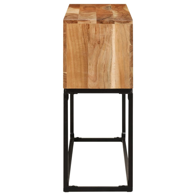 Wandtafel 120x30x75 cm massief acaciahout MeubelReus
