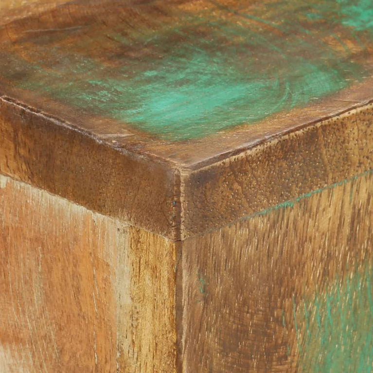 Wandtafel 120x30x75 cm massief gerecycled hout MeubelReus