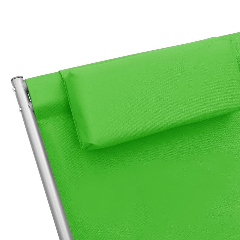 Klapstoelen 2 st staal groen MeubelReus