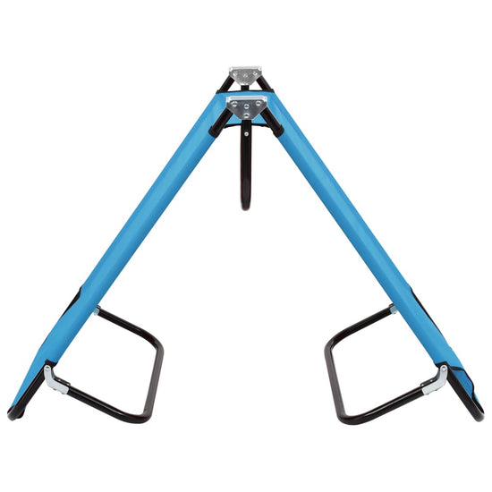 Ligbed inklapbaar staal turquoiseblauw MeubelReus