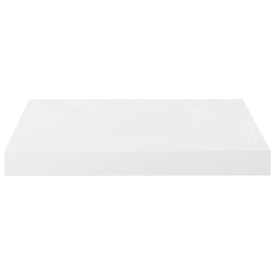 Wandschappen zwevend 4 st 40x23x3,8 cm MDF hoogglans wit MeubelReus