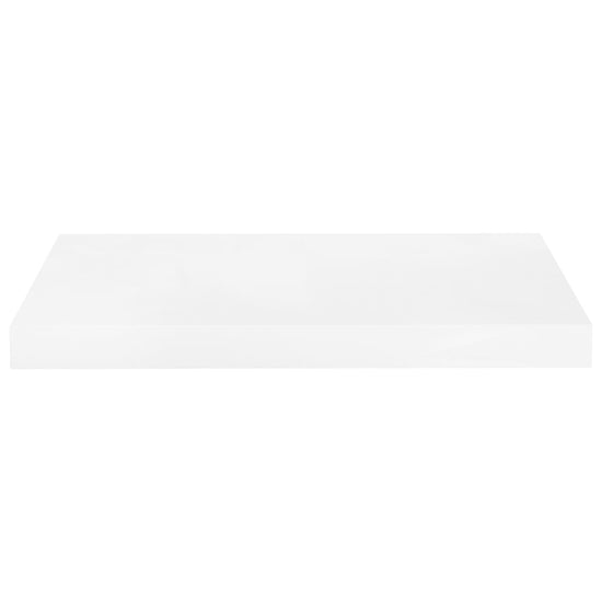 Wandschappen zwevend 4 st 50x23x3,8 cm MDF hoogglans wit MeubelReus