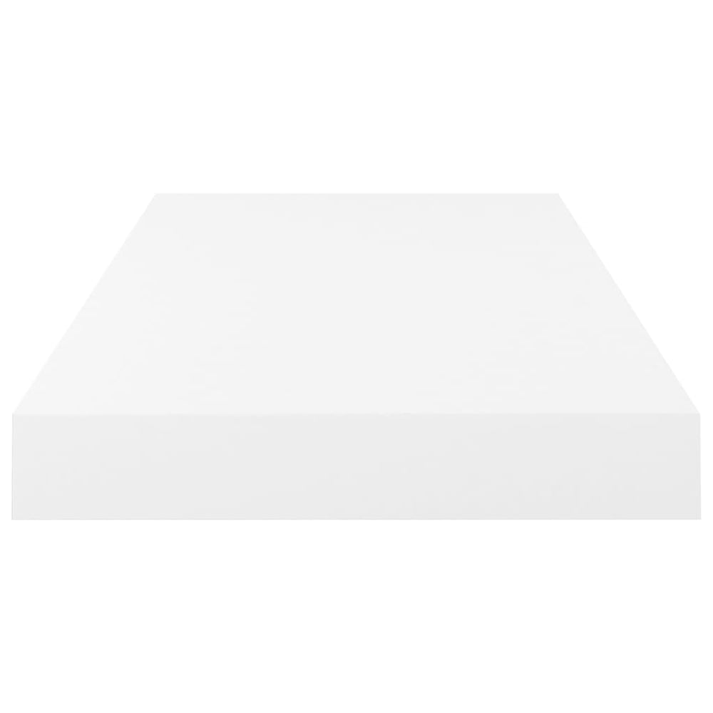 Wandschappen zwevend 4 st 50x23x3,8 cm MDF hoogglans wit MeubelReus
