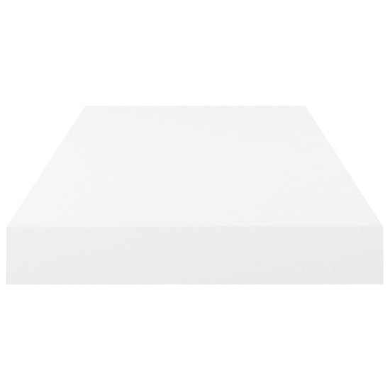 Wandschappen zwevend 4 st 50x23x3,8 cm MDF hoogglans wit MeubelReus