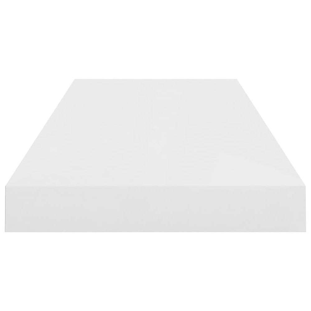 Wandschappen zwevend 4 st 60x23,5x3,8 cm MDF hoogglans wit MeubelReus