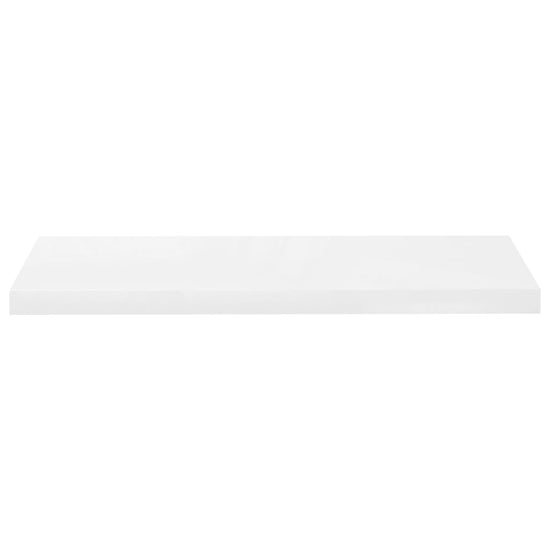 Wandschappen zwevend 4 st 80x23,5x3,8 cm MDF hoogglans wit MeubelReus