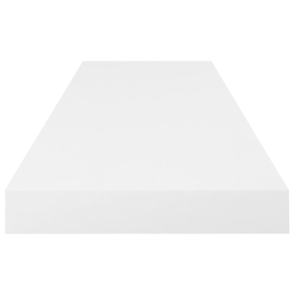 Wandschappen zwevend 4 st 80x23,5x3,8 cm MDF hoogglans wit MeubelReus