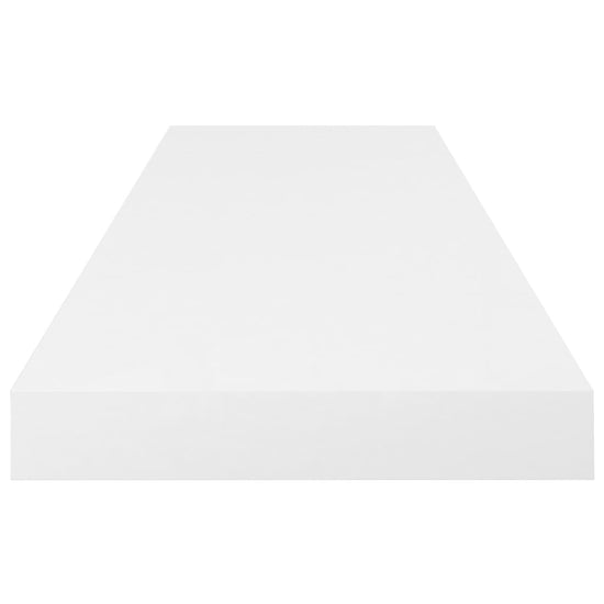 Wandschappen zwevend 4 st 80x23,5x3,8 cm MDF hoogglans wit MeubelReus