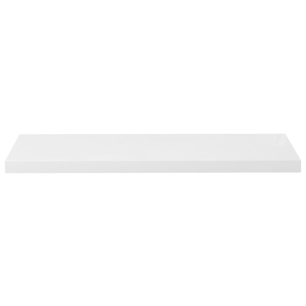 Wandschappen zwevend 4 st 90x23,5x3,8 cm MDF hoogglans wit MeubelReus