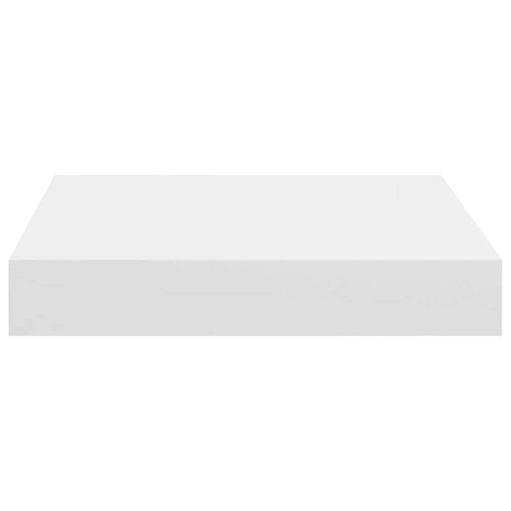 Wandschappen zwevend 4 st 23x23,5x3,8 cm MDF wit MeubelReus