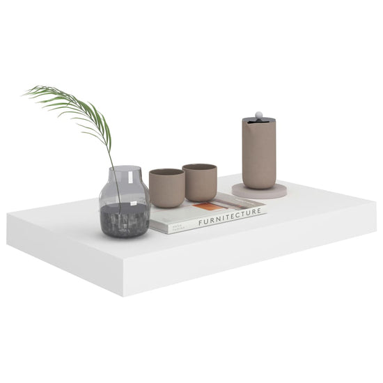 Wandschappen zwevend 4 st 40x23x3,8 cm MDF wit MeubelReus