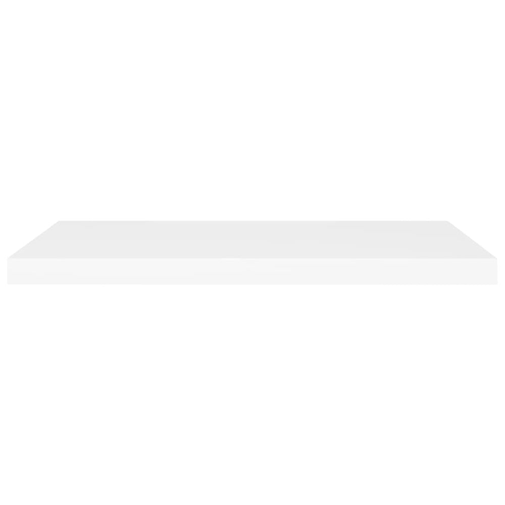 Wandschap zwevend 80x23,5x3,8 cm MDF wit MeubelReus