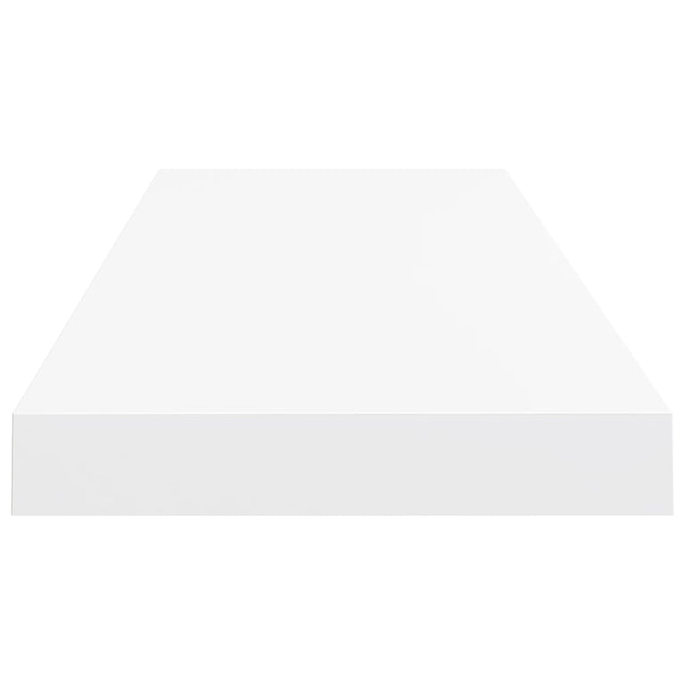 Wandschap zwevend 80x23,5x3,8 cm MDF wit MeubelReus