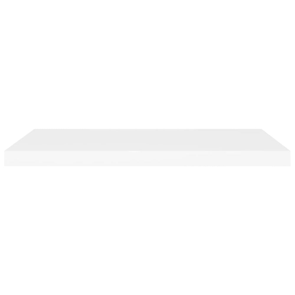 Wandschappen zwevend 2 st 80x23,5x3,8 cm MDF wit MeubelReus