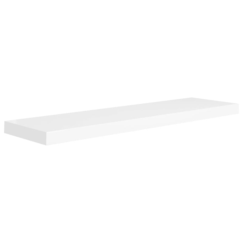 Wandschap zwevend 90x23,5x3,8 cm MDF wit MeubelReus
