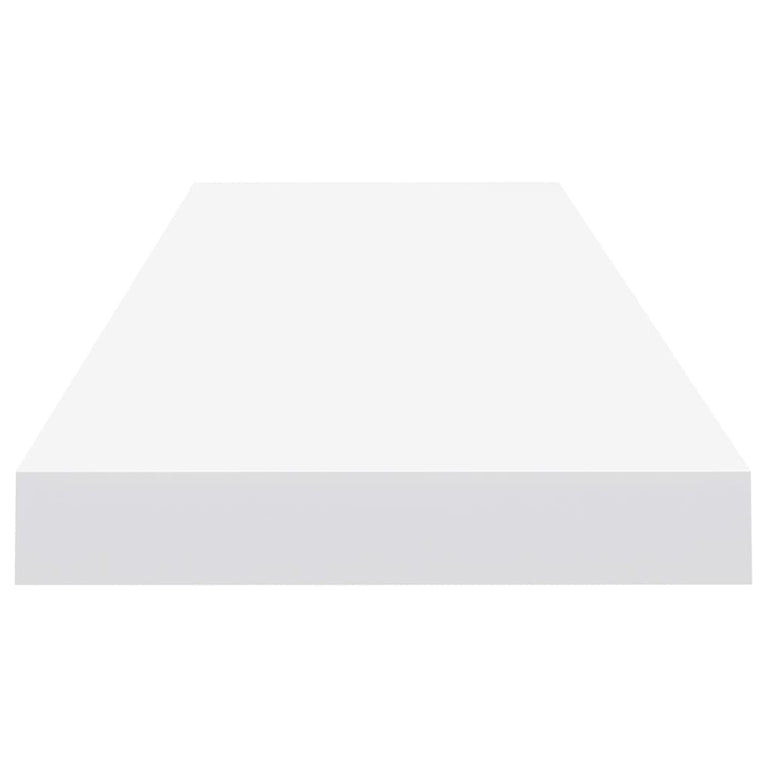 Wandschappen zwevend 2 st 90x23,5x3,8 cm MDF wit MeubelReus