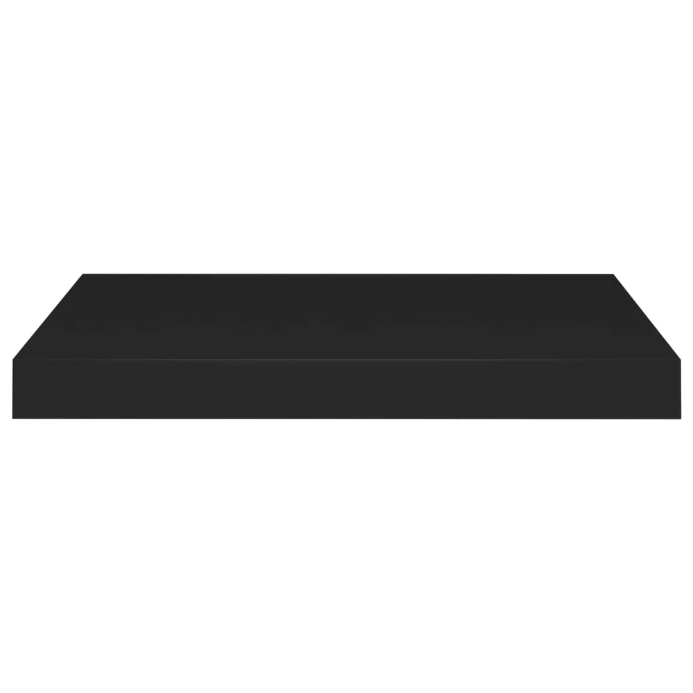 Wandschappen zwevend 4 st 50x23x3,8 cm MDF zwart MeubelReus