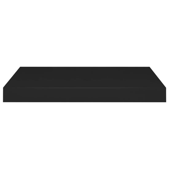 Wandschappen zwevend 4 st 50x23x3,8 cm MDF zwart MeubelReus