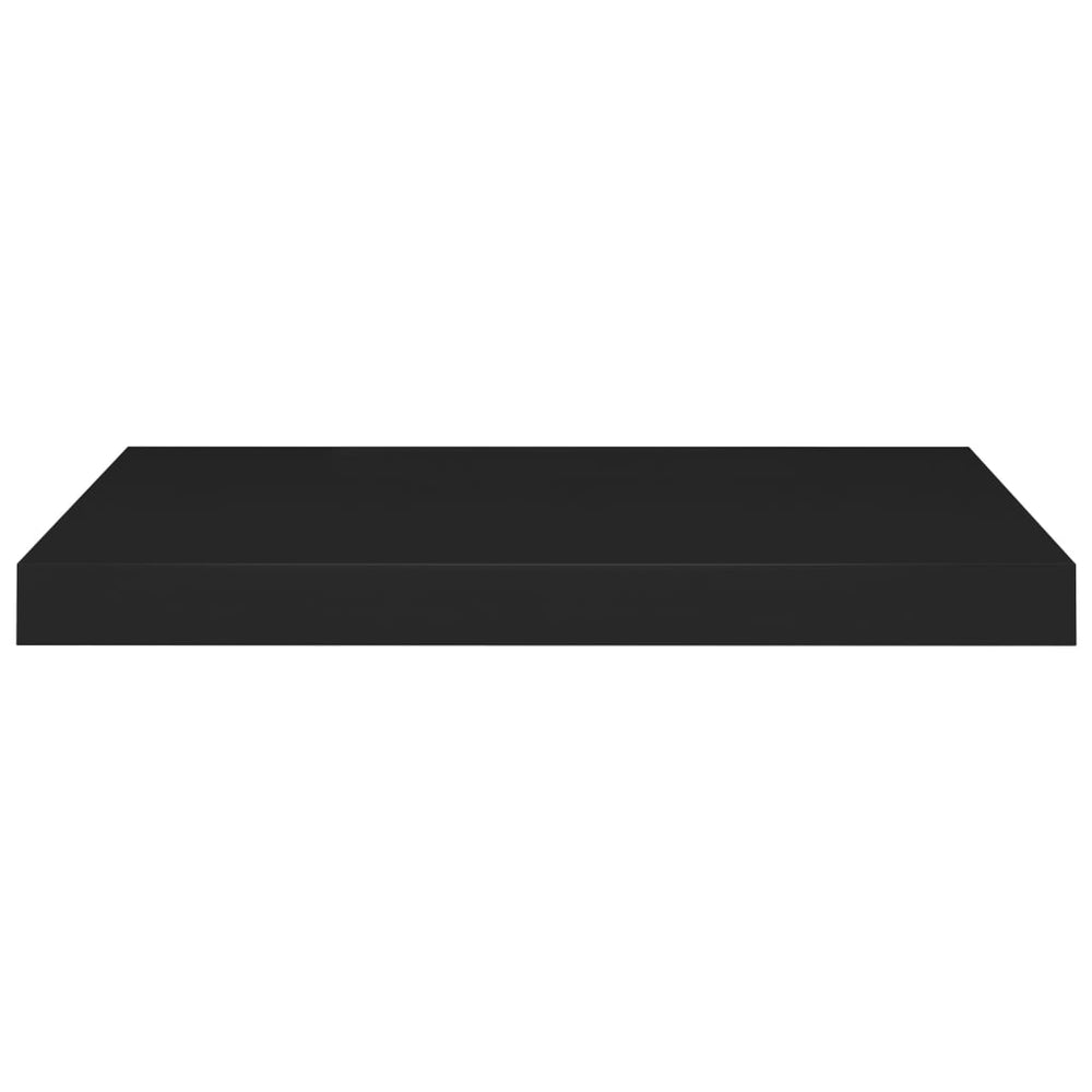 Wandschappen zwevend 4 st 60x23,5x3,8 cm MDF zwart MeubelReus