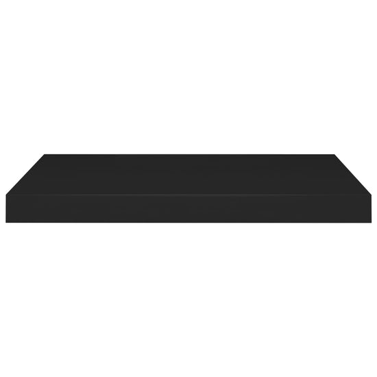 Wandschappen zwevend 4 st 60x23,5x3,8 cm MDF zwart MeubelReus