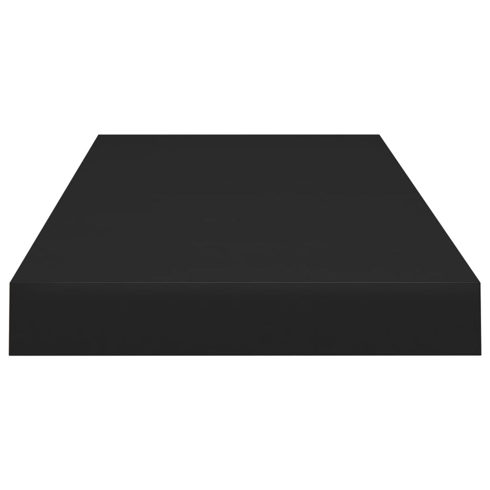 Wandschappen zwevend 4 st 60x23,5x3,8 cm MDF zwart MeubelReus