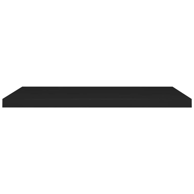 Wandschappen zwevend 4 st 90x23,5x3,8 cm MDF zwart MeubelReus