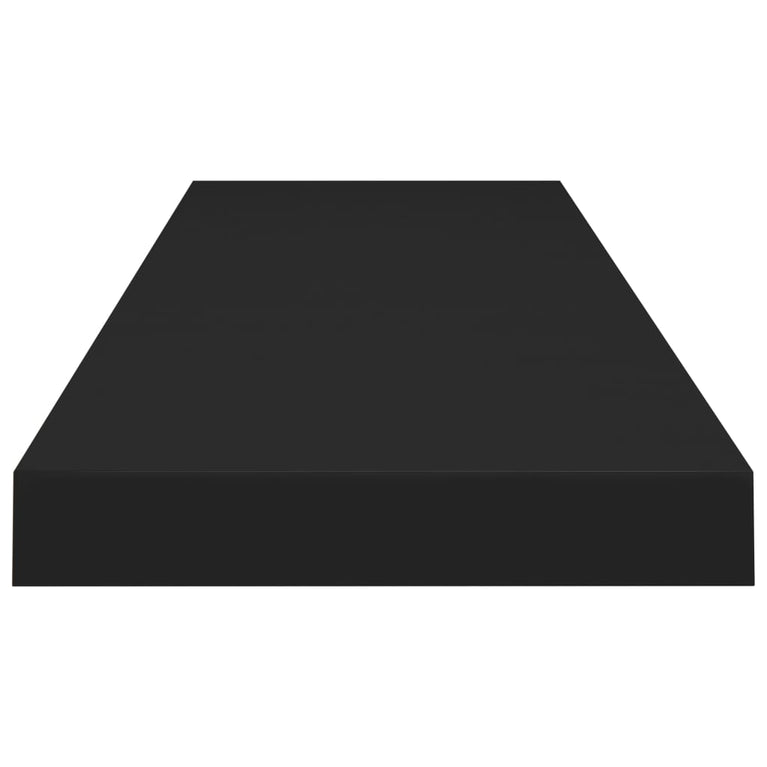 Wandschappen zwevend 4 st 90x23,5x3,8 cm MDF zwart MeubelReus