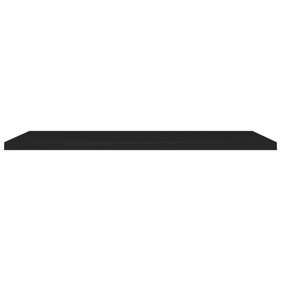 Wandschappen zwevend 4 st 120x23,5x3,8 cm MDF zwart MeubelReus
