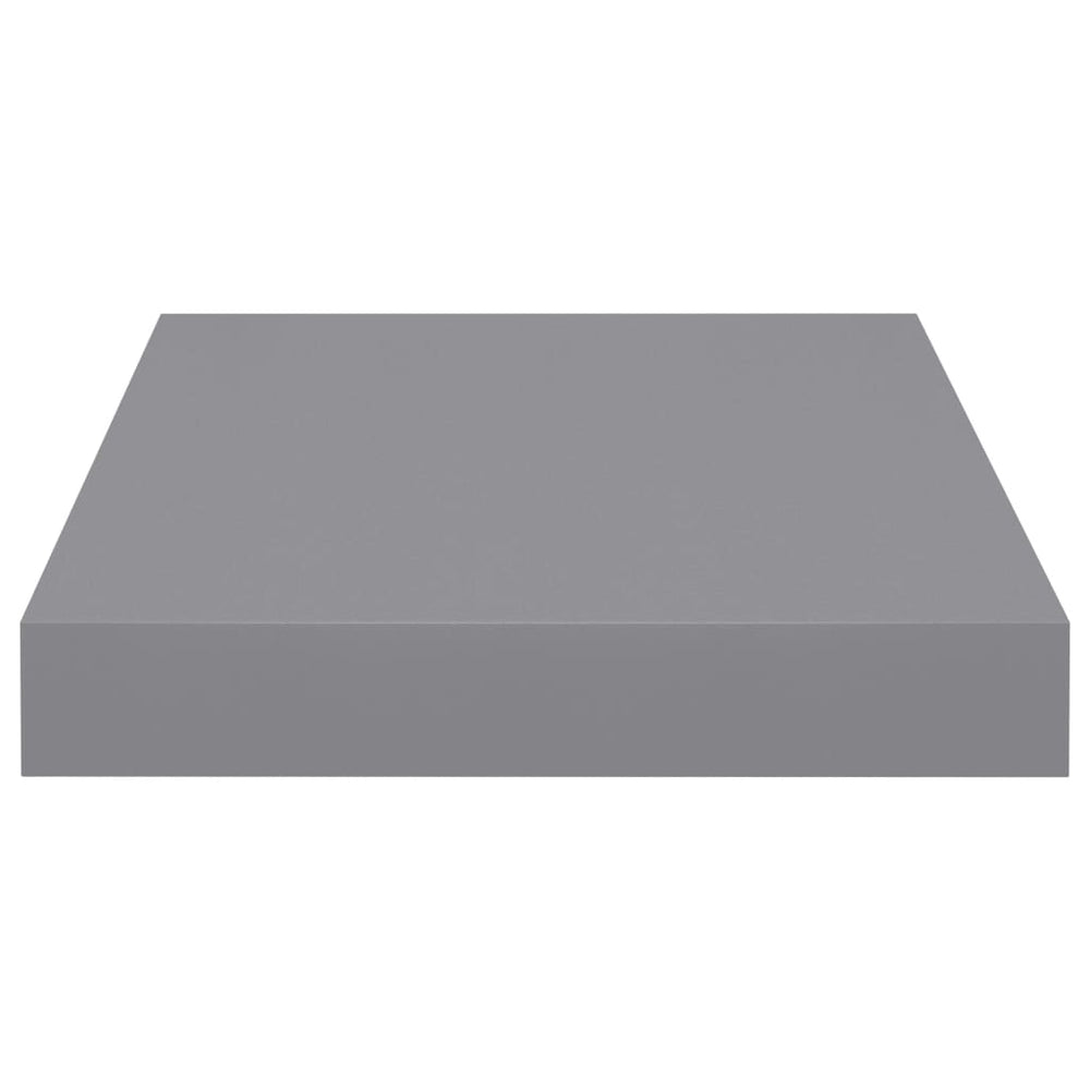 Wandschappen zwevend 4 st 23x23,5x3,8 cm MDF grijs MeubelReus