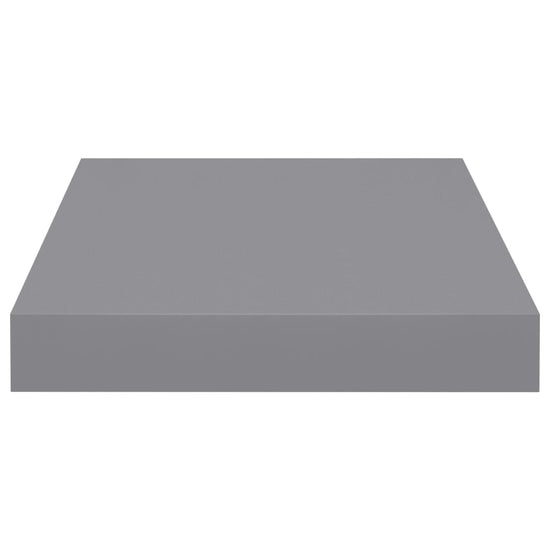 Wandschappen zwevend 4 st 23x23,5x3,8 cm MDF grijs MeubelReus