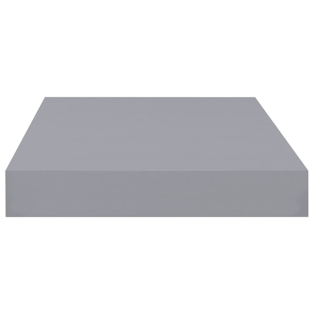 Wandschappen zwevend 4 st 40x23x3,8 cm MDF grijs MeubelReus