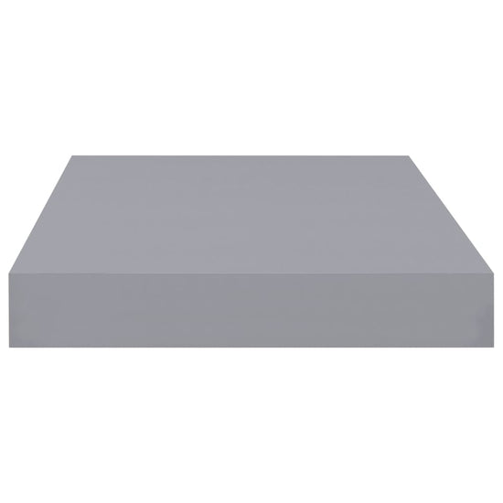 Wandschappen zwevend 4 st 40x23x3,8 cm MDF grijs MeubelReus