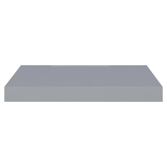 Wandschappen zwevend 4 st 40x23x3,8 cm MDF grijs MeubelReus