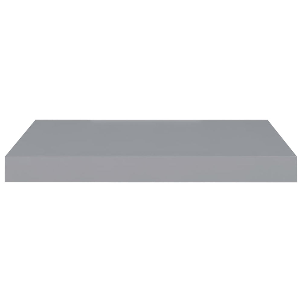 Wandschappen zwevend 4 st 50x23x3,8 cm MDF grijs MeubelReus