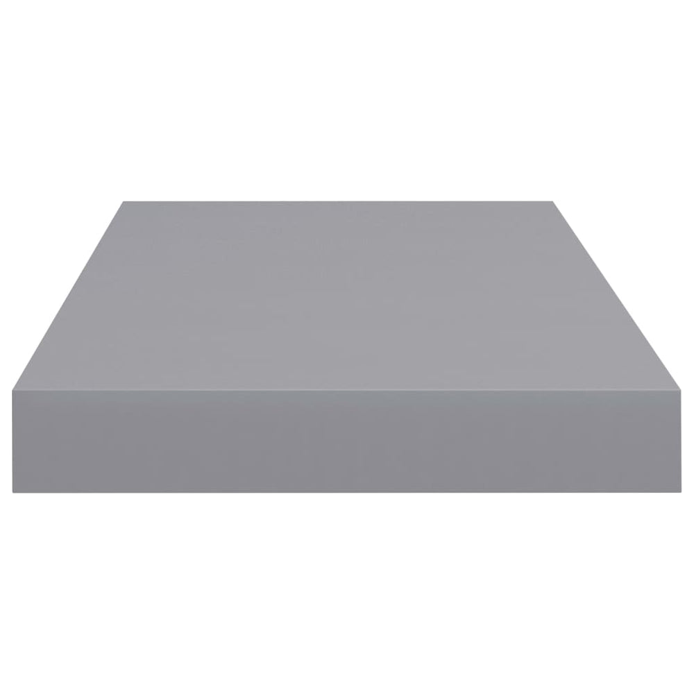 Wandschappen zwevend 4 st 50x23x3,8 cm MDF grijs MeubelReus