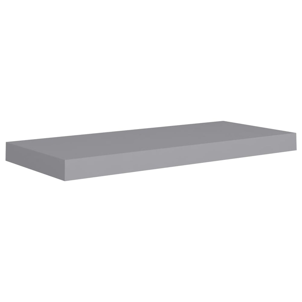 Wandschappen zwevend 4 st 60x23,5x3,8 cm MDF grijs MeubelReus
