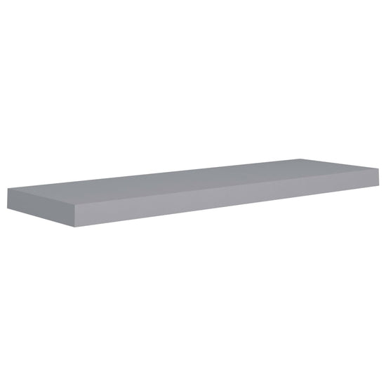 Wandschap zwevend 80x23,5x3,8 cm MDF grijs MeubelReus