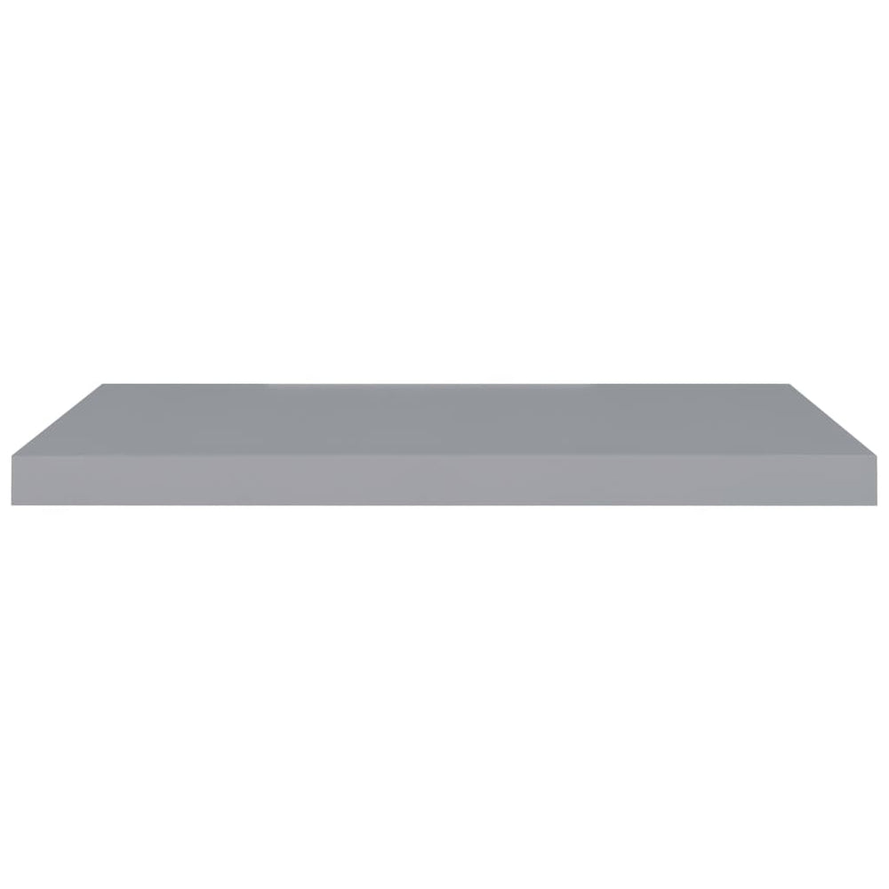 Wandschap zwevend 80x23,5x3,8 cm MDF grijs MeubelReus