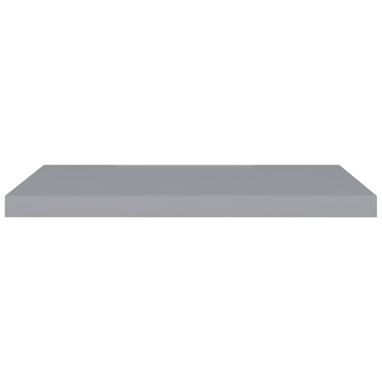 Wandschap zwevend 80x23,5x3,8 cm MDF grijs MeubelReus
