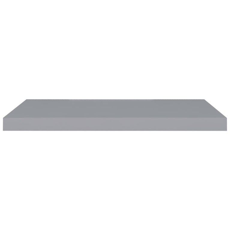 Wandschap zwevend 80x23,5x3,8 cm MDF grijs MeubelReus