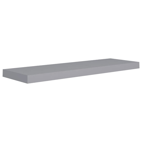 Wandschappen zwevend 4 st 80x23,5x3,8 cm MDF grijs MeubelReus