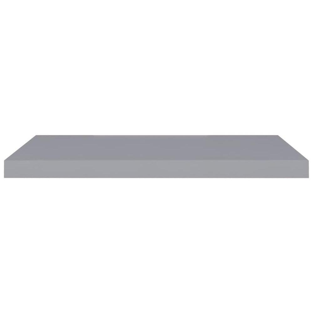 Wandschappen zwevend 4 st 80x23,5x3,8 cm MDF grijs MeubelReus