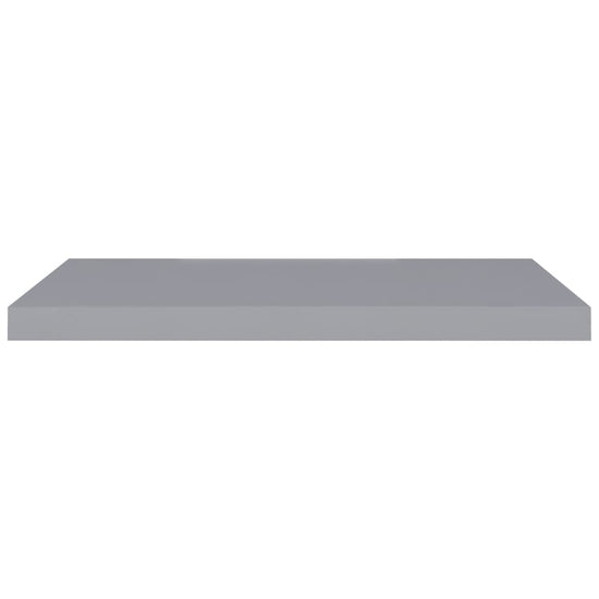 Wandschappen zwevend 4 st 80x23,5x3,8 cm MDF grijs MeubelReus